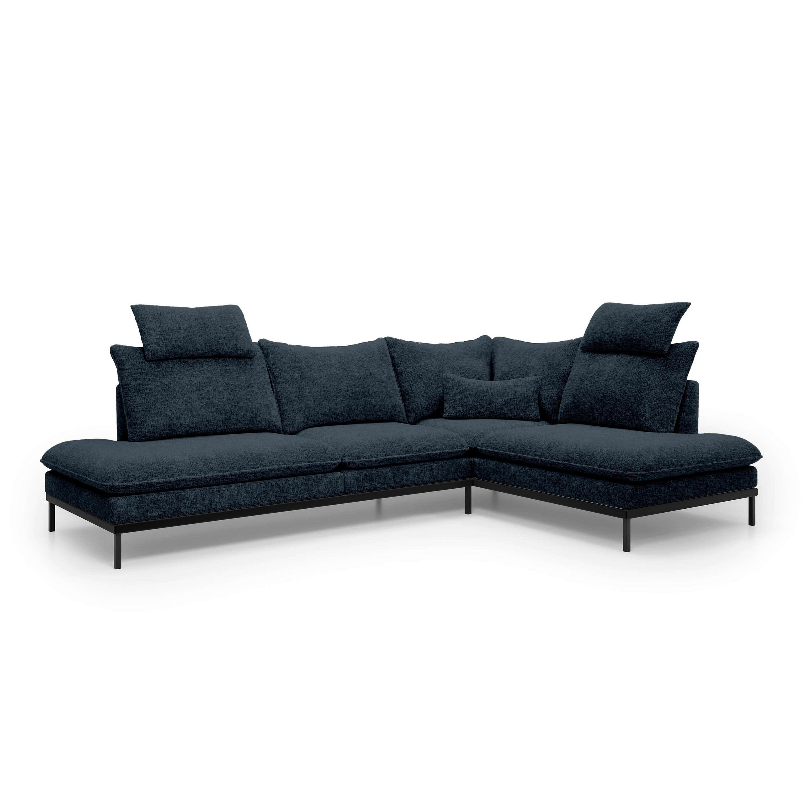 Pillovely Ecksofa Mehrfarbig 293x90x198 cm