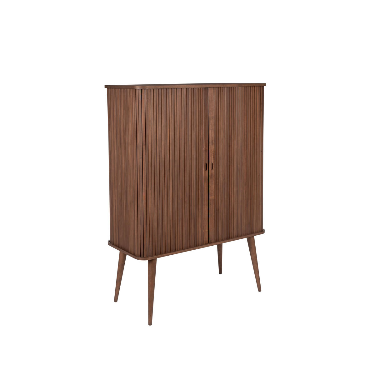 AUFBEWAHRUNGSSCHRANK Barbier Walnussfarbe - Braun, Holzwerkstoff (100/140/45cm) - Zuiver