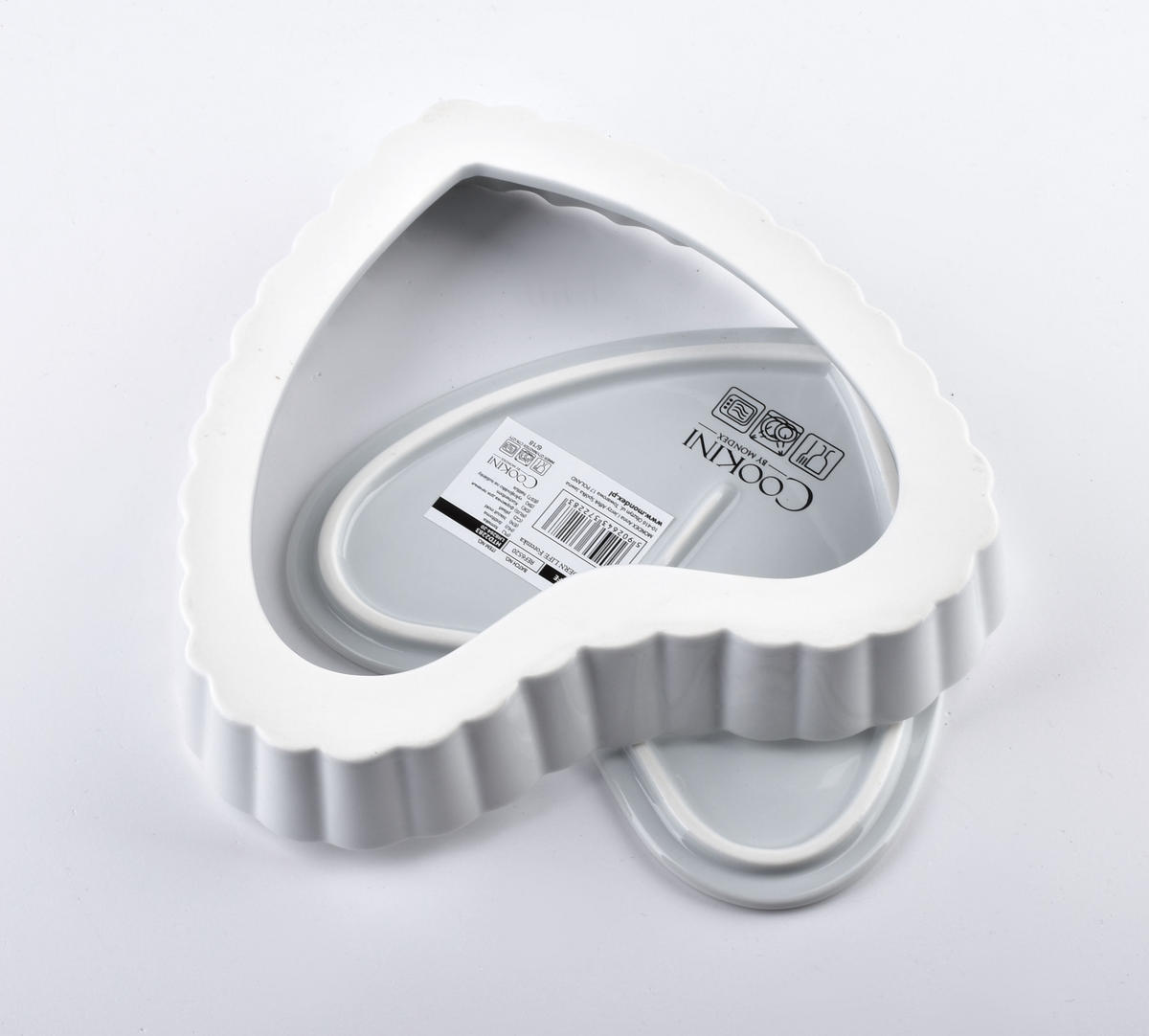 KUCHENFORMEN Modern Life Grau 20/19/4 cm Keramik - Grau, Keramik (19/4/20cm) - Mondex