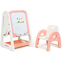 KINDERSTAFFELEI Orange - Orange, Kunststoff (53/100/62.5cm) - COSTWAY