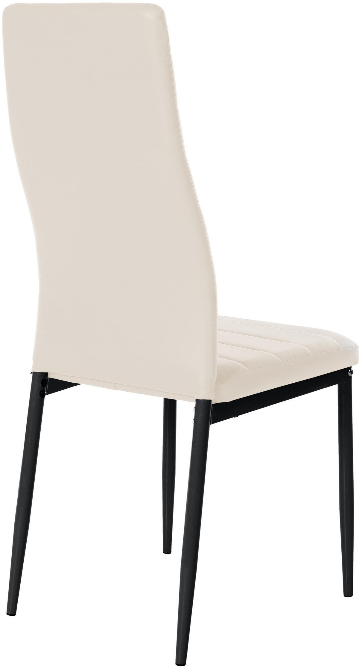 STUHL Lederlook creme - Creme, Textil/Metall (41.5/99/40cm) - CLP