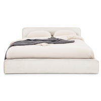 POLSTERBETT CURSIO 140x200 cm cremeweiß - Creme, Textil (140/200cm) - IDIMEX