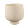 TOPF Laim Beige 40/40/40cm - Beige, Stein (40cm) - PTMD Collection