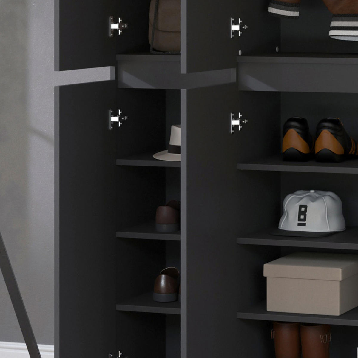 POLICE Claus Antracit - antracitová, kompozitní dřevo (35.4/1.6/36.3cm) - Vicco