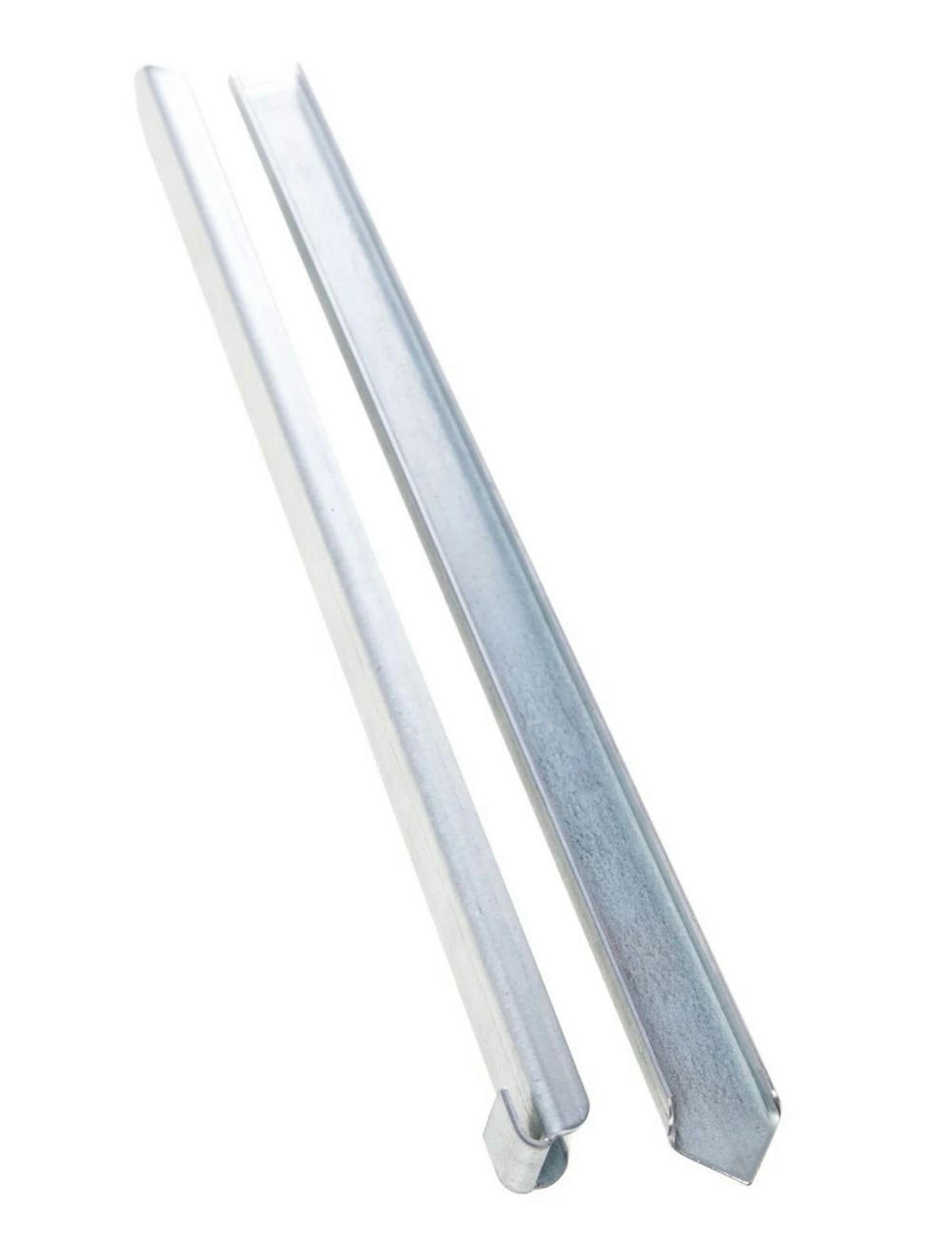 ERDANKER 10er Set, schmal, Metall, 40x2,6x0,2 cm - Silberfarben, Metall (2.6/1/40cm) - ich-zapfe