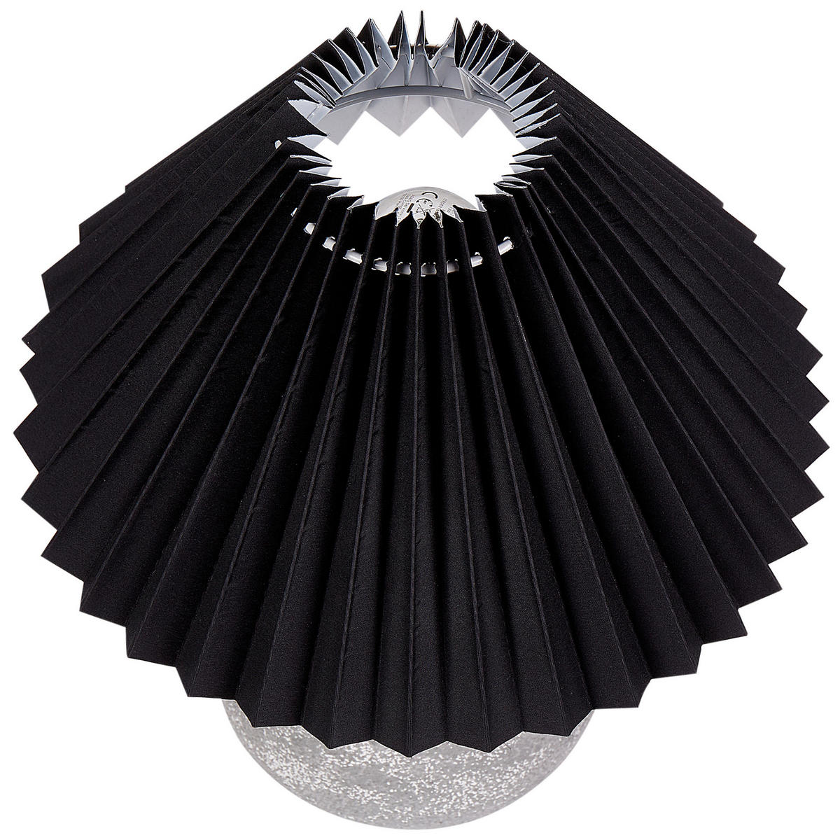TISCHLAMPE 2er Set Schwarz/Grau Zeyi - Schwarz/Grau, Keramik (25/25/32cm) - Beliani
