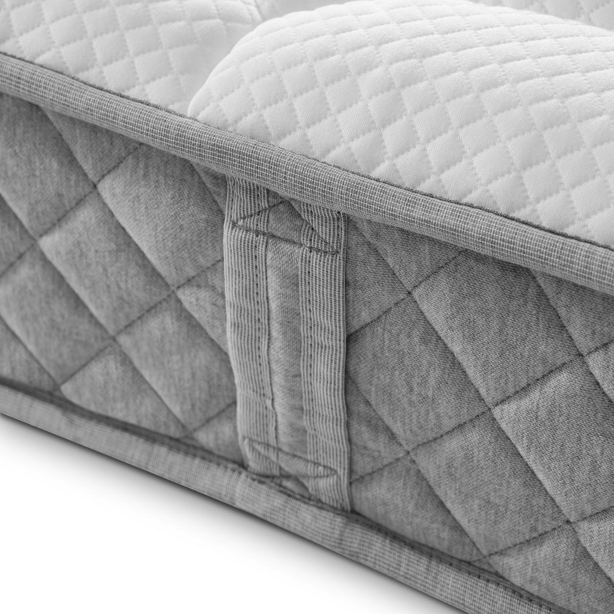 POLSTERBETT aus Leinen 160x200 cm in Beige mit LED-Beleuchtung & Matratze - Beige, Textil (160/200cm) - Modfu