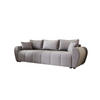 SOFA MOLISA mit Schlaffunktion ITAKA 50 mit Stauraum - Hellgrau, Textil (86/82/246cm) - Bedante