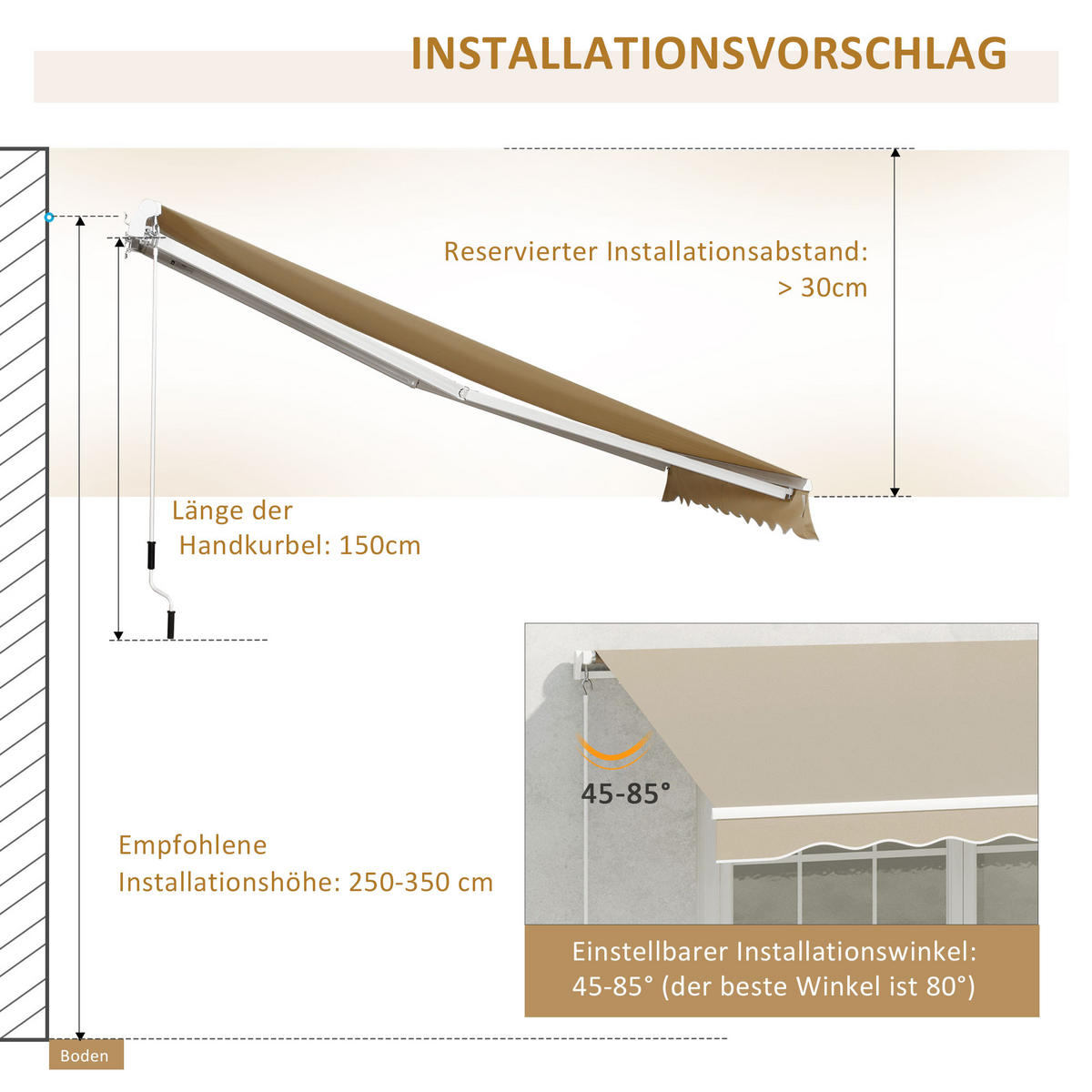 MARKISE Weiß 1003.3/622.3/889 cm - Weiß, Metall (1003.3/889/622.3cm)