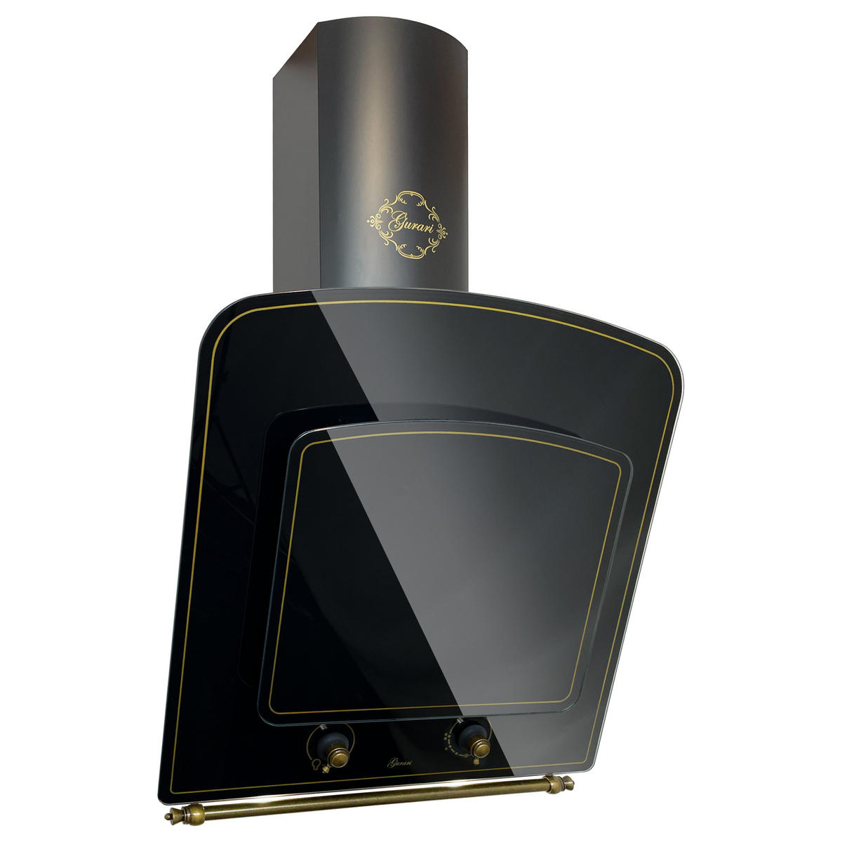 DUNSTABZUGSHAUBE GCH S 142 60 BL N 60 cm Schwarz - Schwarz, Metall (60/139.8/35.5cm) - Gurari