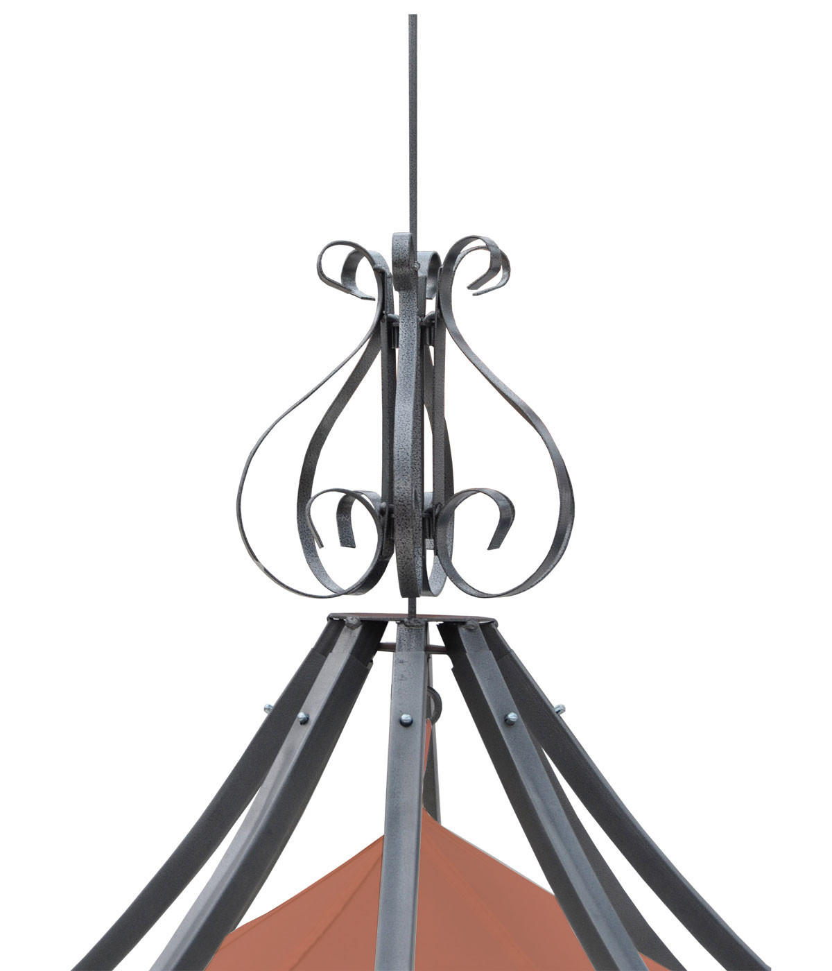PERGOLA CABRERA Orange, Braun - Orange/Braun, Metall (296/330/293cm) - MCW
