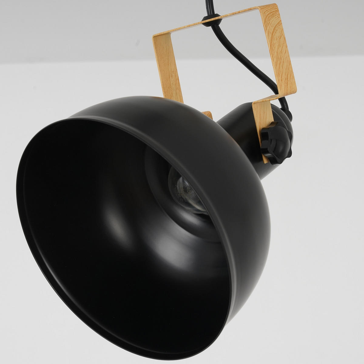 HÄNGELEUCHTE Thilo 1-flammig 18/18/175 cm - Schwarz, Metall (18/18/175cm) - Nettlife