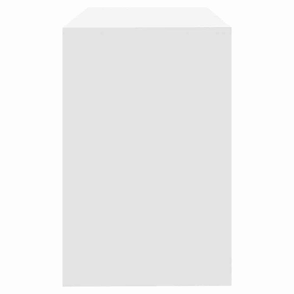 SCHREIBTISCH Weiss 101/50/76,5 Cm Holzwerkstoff - Weiß, Holzwerkstoff (101/50/76.5cm) - vidaXL