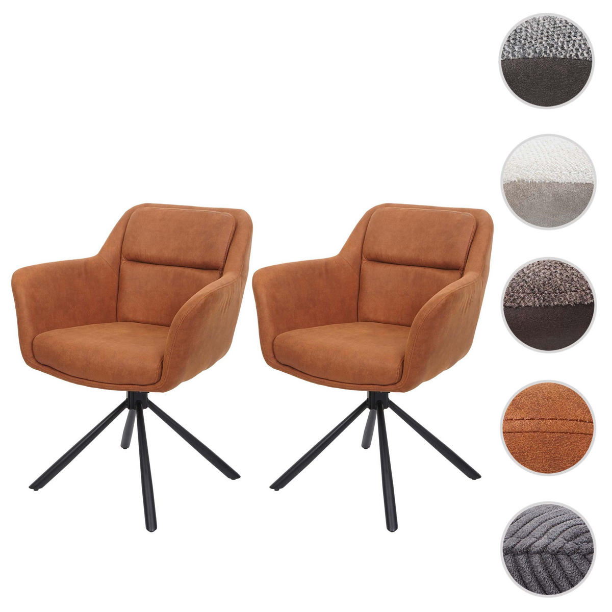 ESSZIMMERSTUHL Bronze - Bronzefarben, Textil (65/83/57cm) - MCW
