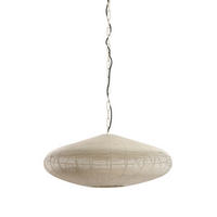 HÄNGELAMPE Bahoto Weiß Ø60/23 cm - Weiß, Metall (60/60/23cm) - Light & Living