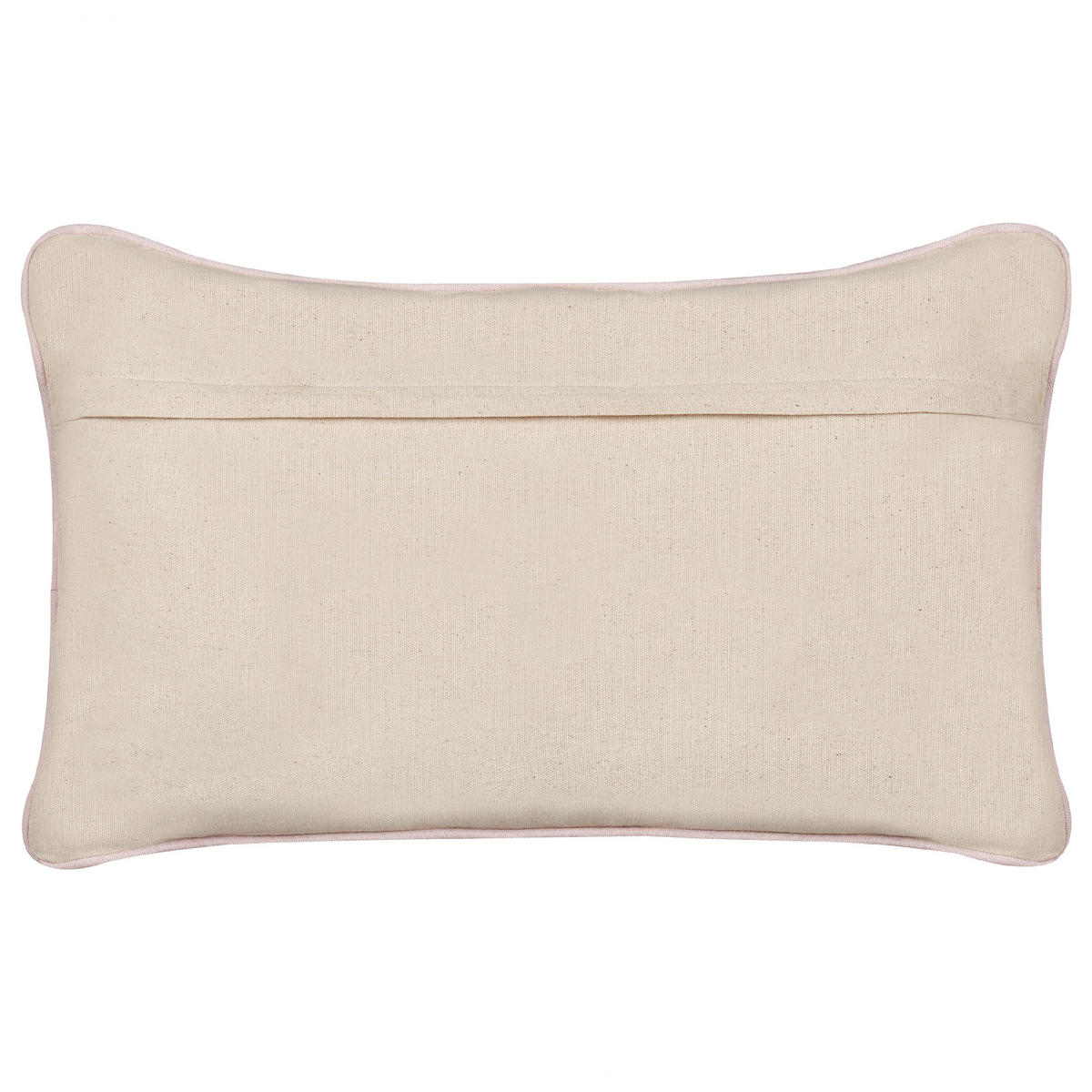 DEKOKISSEN 2er-Set Beige 30/50 cm Gazania - Beige/Weiß, Textil (30/50cm) - Beliani