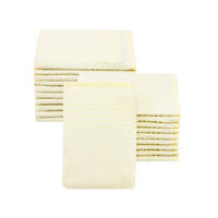 WASCHHANDSCHUH, 20er-Set, 16x22 cm, 70% Baumwolle, 30% Polyester, Gelb - Gelb, Textil (16/22cm) - Zollner