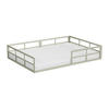 BODENBETT AUS METALL Minno Greige 140x200 mit Matratze - Greige, Metall - VitaliSpa