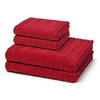 FROTTIERSET Sensual Skin Zopf 4-teilig - Dunkelrot, Textil (50/100cm) - Ross