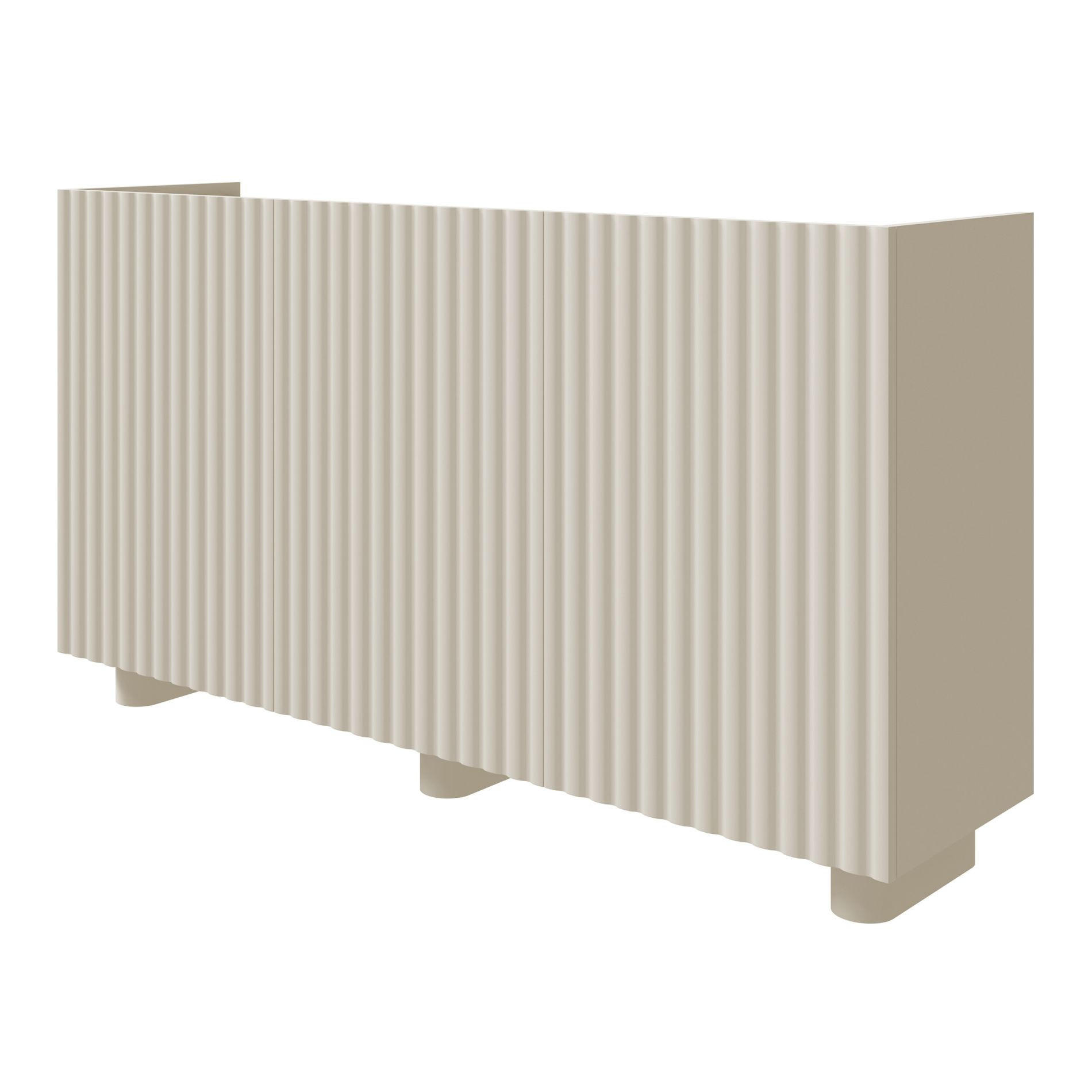 SIDEBOARD 3-türig Fiorra Greige 144 cm - Kaschmir, Holzwerkstoff (144/84/38.8cm) - Selsey