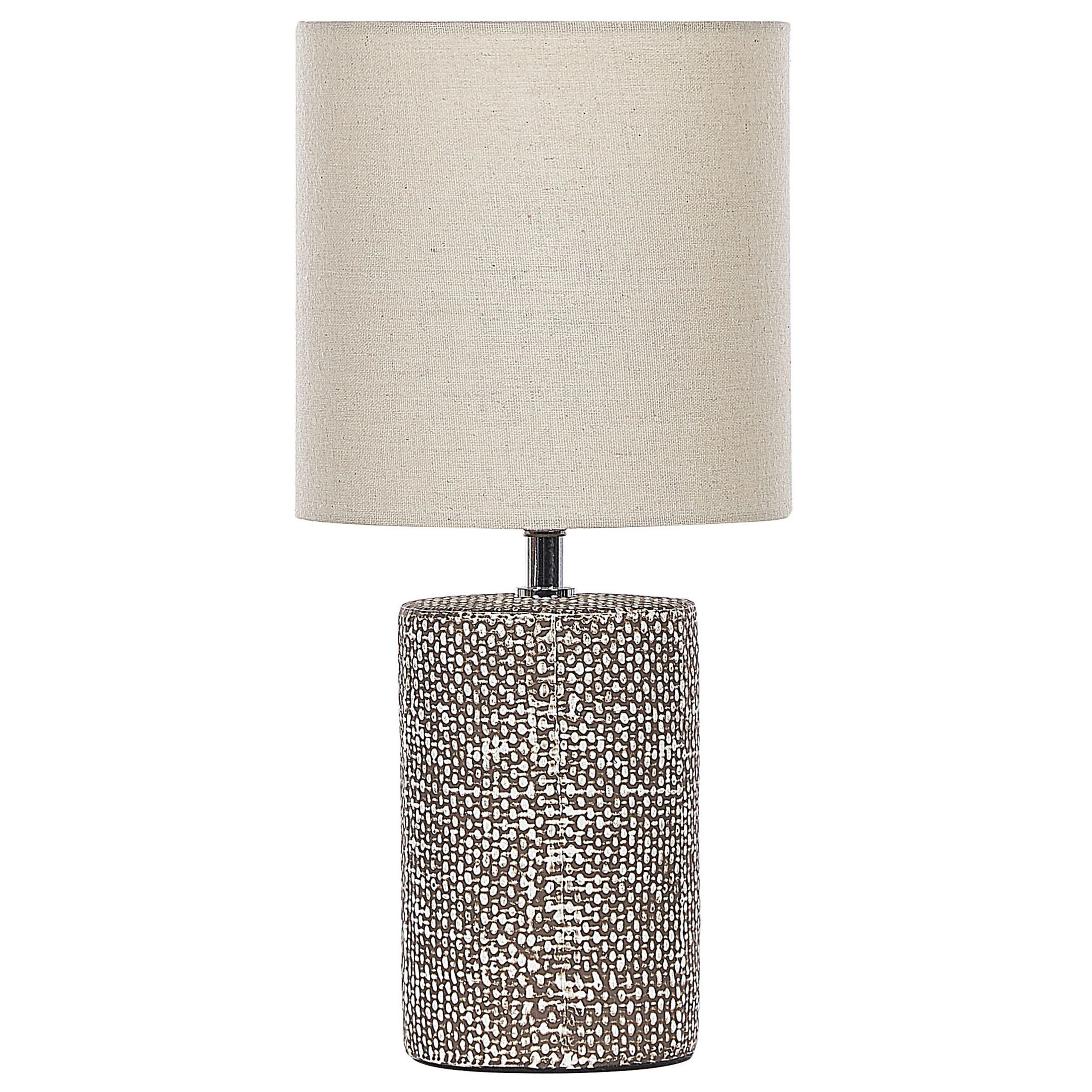 TISCHLAMPE Ider 20/20/43 cm - Braun, Keramik (20/20/43cm) - Beliani