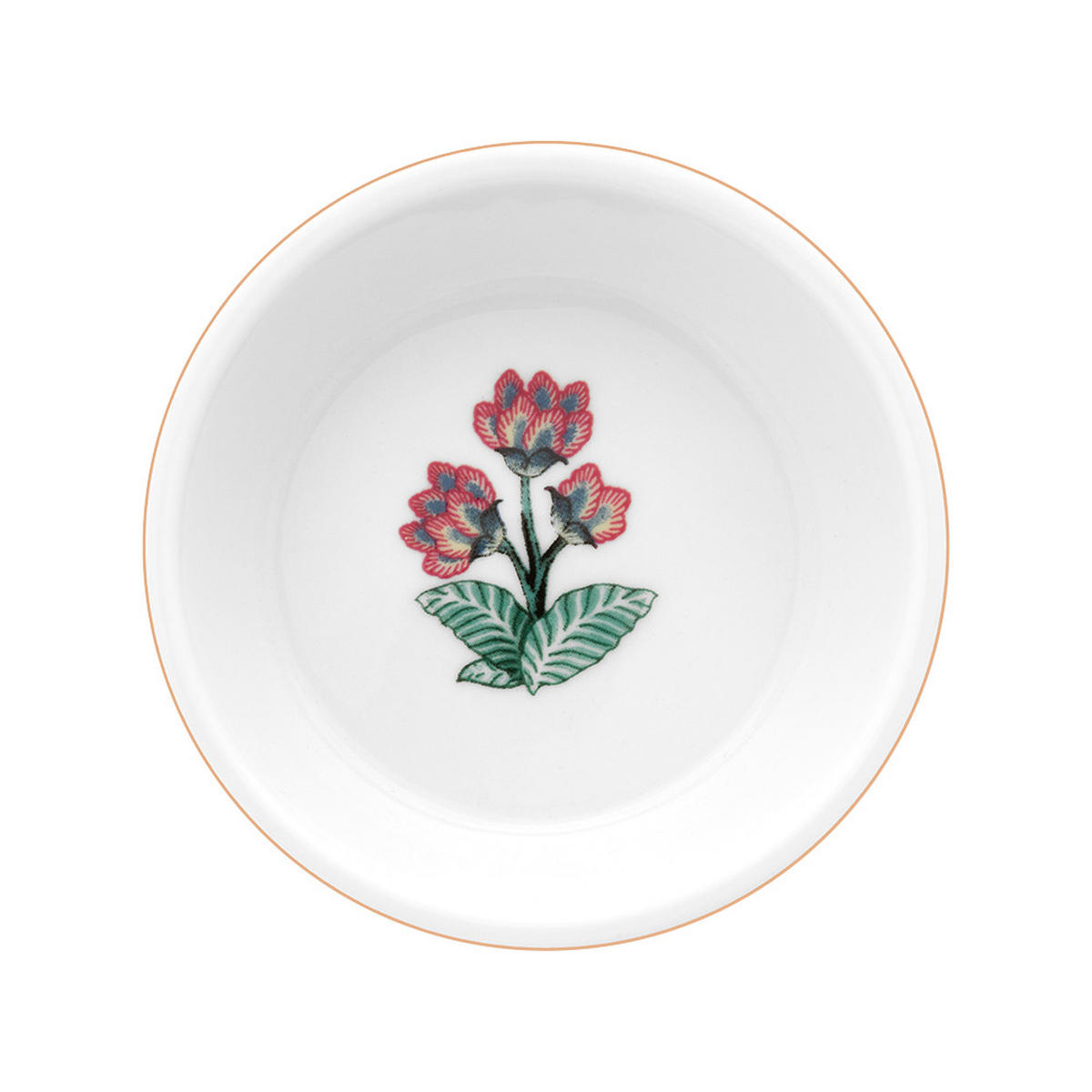 GESCHENKSET Rund oriental blumenfestival dark rosa - Rosa, Keramik (21.3cm) - Pip Studio