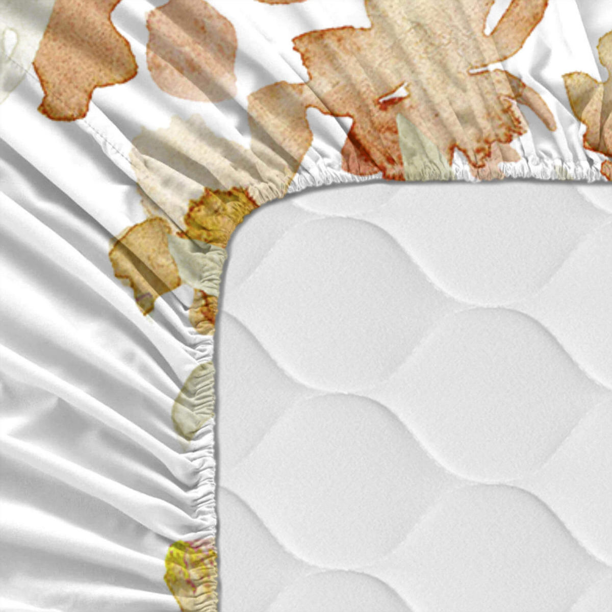 SPANNBETTTUCH riomaggiore 90x200x32 cm mehrfarbig - Multicolor, Textil (90/200cm) - Happy Friday