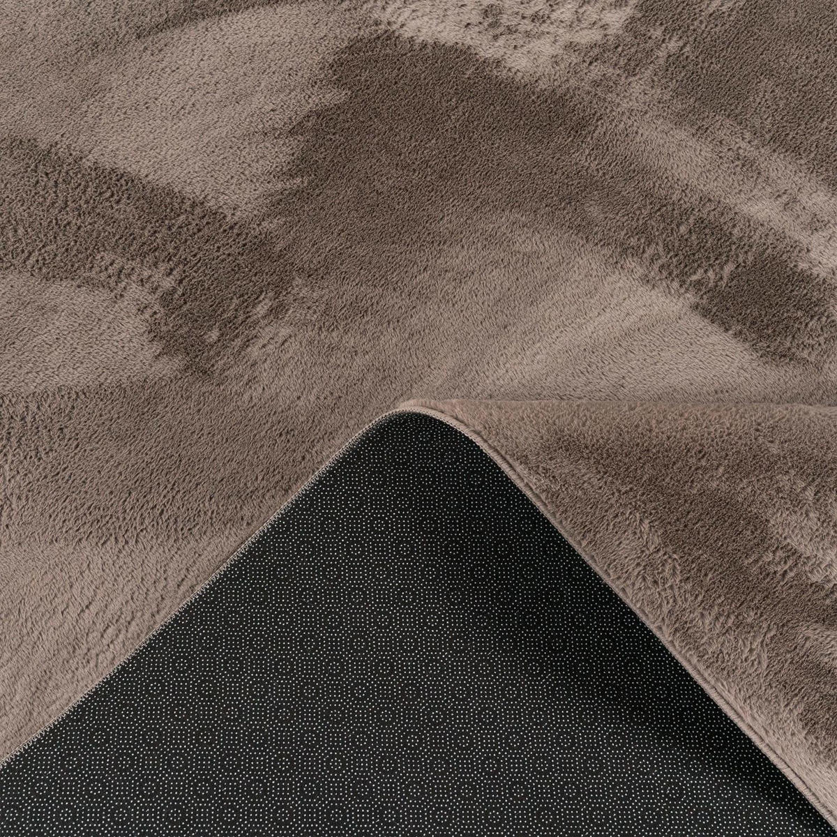 HOCHFLORTEPPICH 80/80 cm Soft 380 - Taupe, Kunststoff (80/80cm) - Paco Home