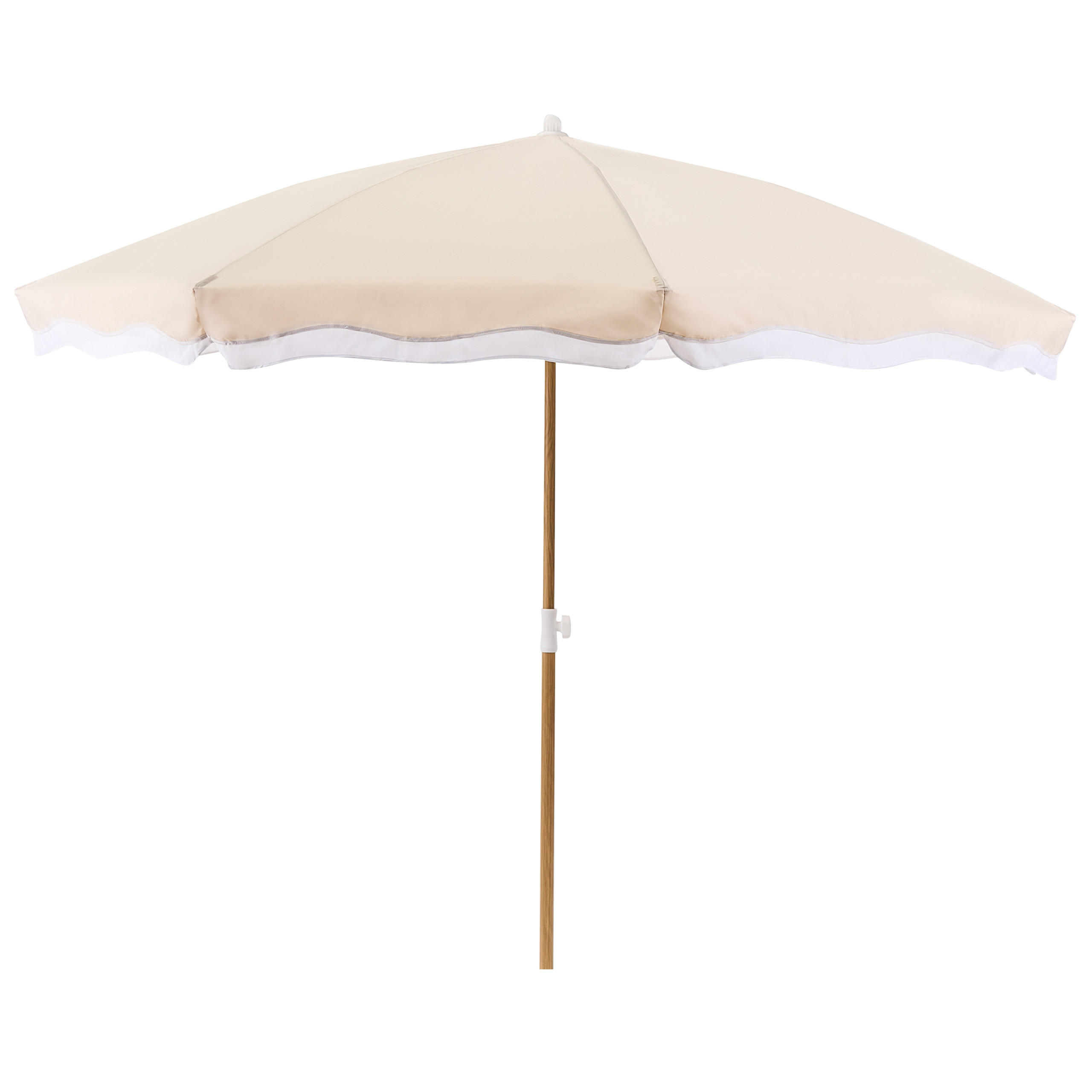 Beliani VELKÝ SLUNEČNÍK 232 cm Béžový Sestriere