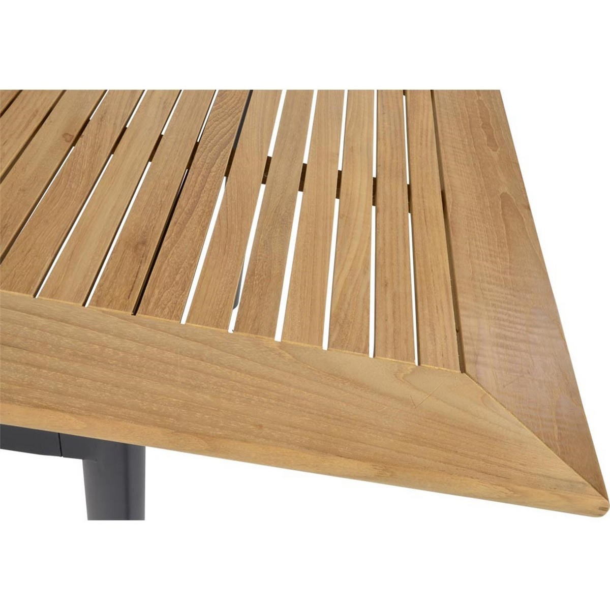 GARTENTISCH Monza - Anthrazit - 152∕210/89/75,5 cm - Dunkelgrau, Metall (152/89/75cm) - Lesli Living