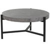 COUCHTISCH grau/Betonoptik 70 cm Bonita - Grau, Holzwerkstoff (70/70/42cm) - Beliani