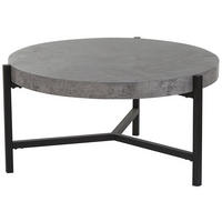 COUCHTISCH grau/Betonoptik 70 cm Bonita - Grau, Holzwerkstoff (70/70/42cm) - Beliani