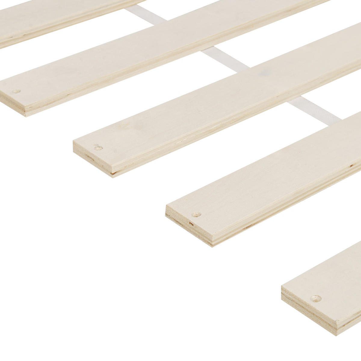 BETT mit Lattenrost 90x200 cm Heller Holzfarbton Olendon - Hellbraun, Holz (90/200cm) - Beliani