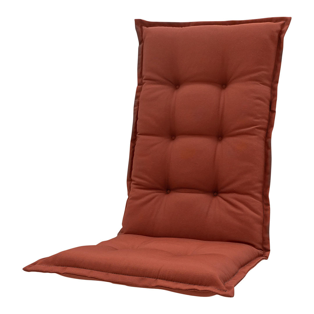 GARTENSTUHLKISSEN Panama 105/50 cm 4er-Set - Rotbraun, Textil (50/6/105cm) - Madison