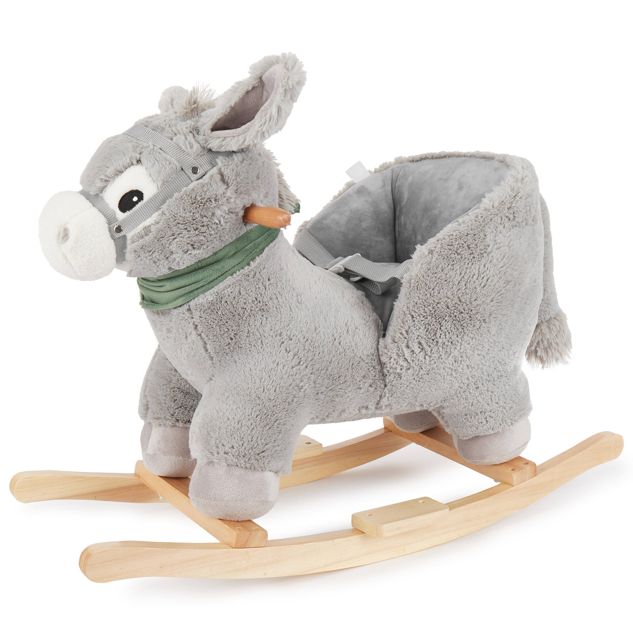 Bieco Spielwaren Schaukeltier Grau 33.5x48x73.5 cm