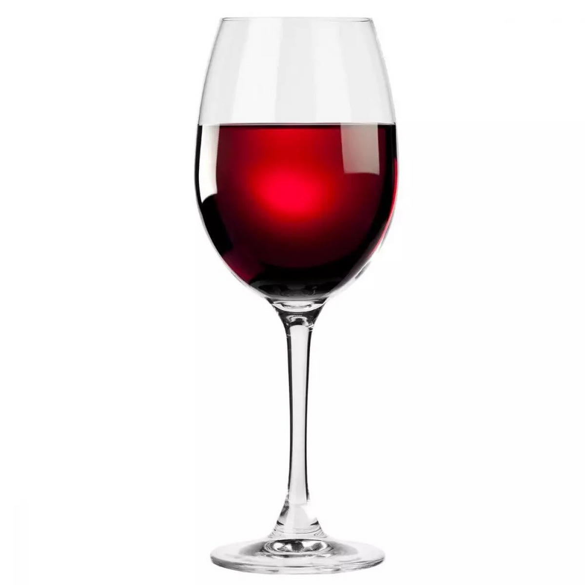 ROTWEINGLÄSER, 6er-Set, 360 ml - Transparent, Glas (0.36L) - Krosno Glass
