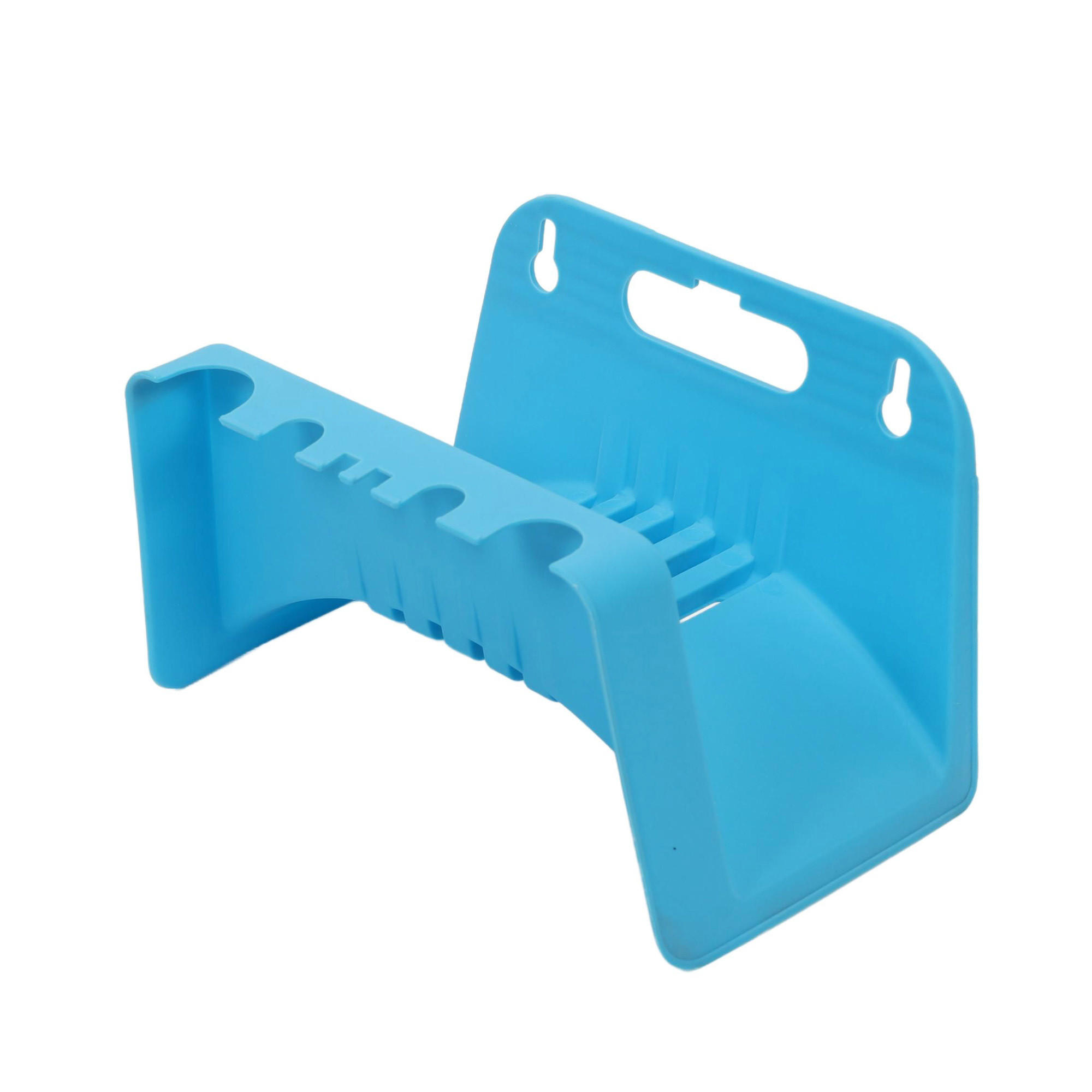 WANDHALTERUNG Gartenschlauch Kunststoff - Blau, Kunststoff (16/14.5/24cm)