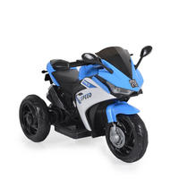 ELEKTROMOTORRAD Hurricane blau drei Räder, Musikfunktion, Rückwärtsgang - Blau, Kunststoff (82/45/55cm) - Moni