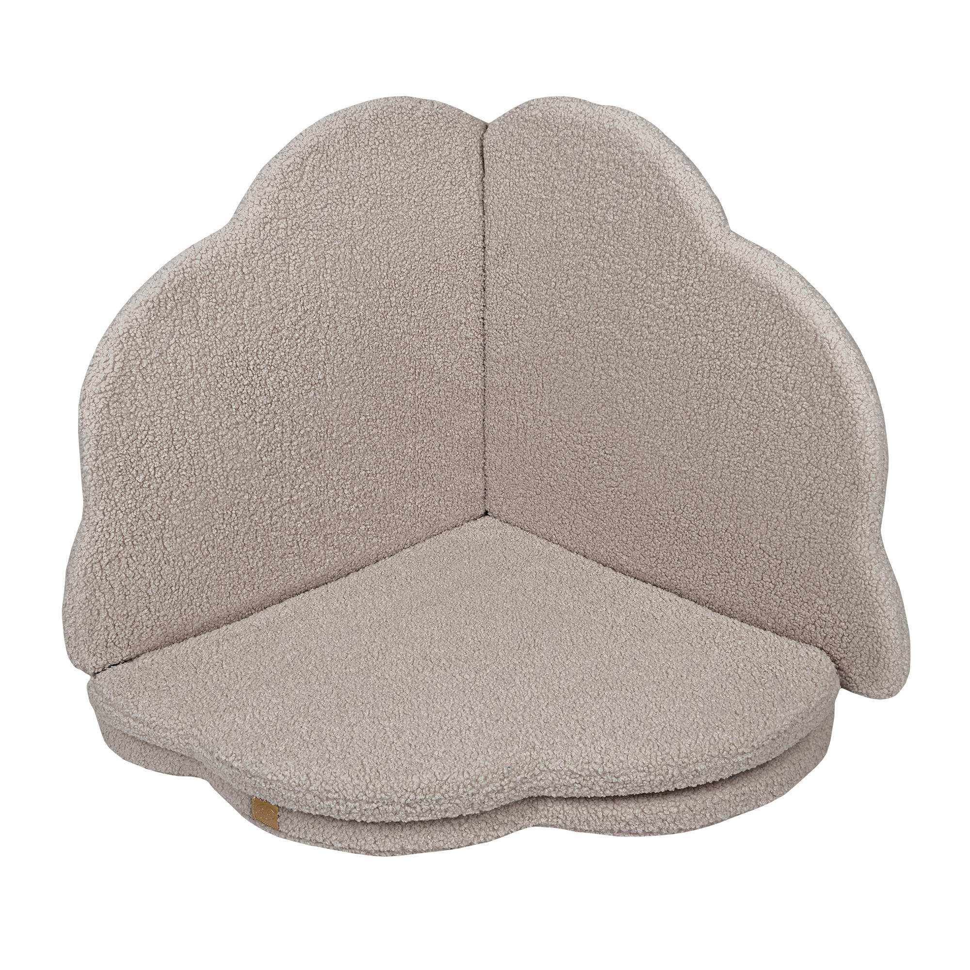 SPIELMATTE für Kinder, Wolke, Bearly, Hellgrau - Hellgrau, Textil (160/160cm) - MeowBaby