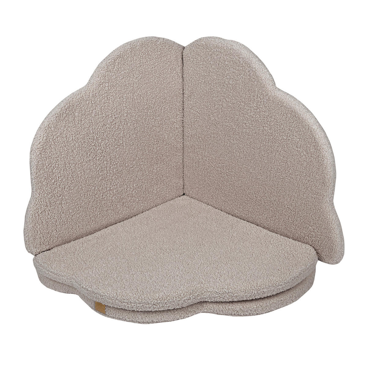 SPIELMATTE für Kinder, Wolke, Bearly, Hellgrau - Hellgrau, Textil (160/160cm) - MeowBaby