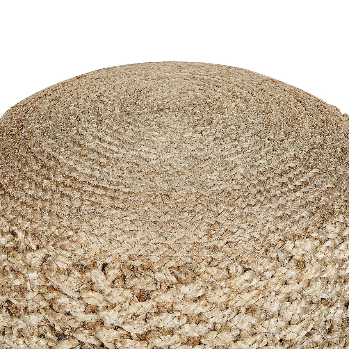 POUF Beige Dinni - Beige, Naturmaterialien (50/35/50cm) - Beliani