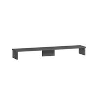MONITORSTÄNDER für Schreibtisch Fox Large 13x110x20 cm für 2 Bildschirme Anthrazit - Anthrazit, Holz (20/110/13cm) - PROREGAL