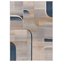 WEBTEPPICH Blau Medel 140/200 cm - Blau, Naturmaterialien/Textil (140/200cm) - Atticgo