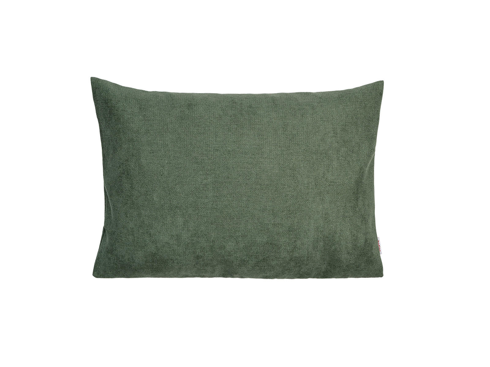 KISSENHÜLLE FarbTon Chenille-Haptik oliven-grün 35/25 cm - Dunkelgrün, Textil (25/35cm) - beties Heimtextil