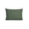 KISSENHÜLLE FarbTon Chenille-Haptik oliven-grün 35/25 cm - Dunkelgrün, Textil (25/35cm) - beties Heimtextil