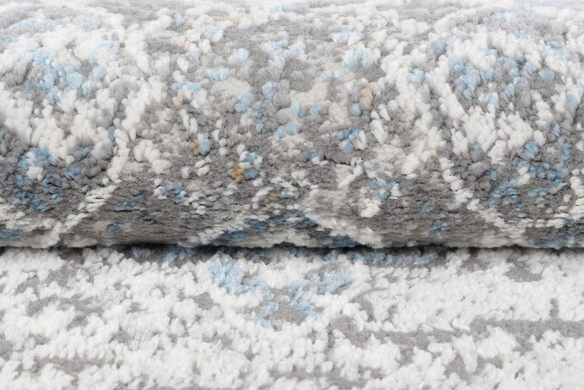 TEPPICHLÄUFER VALLEY hellblau vintage 100/300 cm - Hellblau, Textil (100/300cm) - Tapiso