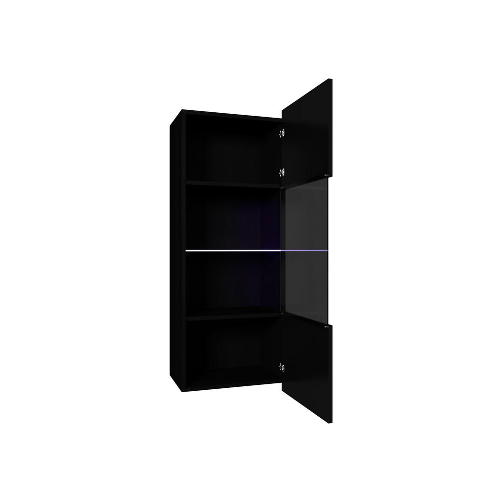 Thumbnail - Mirjan24 Hängevitrine, Kaschmir, Holzwerkstoff, 45x117x32 cm, Wohnzimmer, Wohnwände, Vitrinenschränke