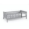 KINDERBETT ELSA 80x190 cm Hellgrau - Hellgrau, Holz (80/190cm) - MASSENO