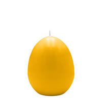 EIKERZEN Goldgelb 90 x Ø 60 mm, 6 Stück - Gelb, Paraffin (6/9/9cm) - Kopschitz Kerzen