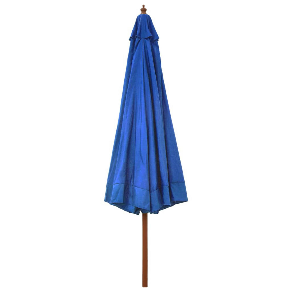 SONNENSCHIRM mit Holzmast 330 cm Azurblau - Blau, Textil (330/330cm) - furnicato